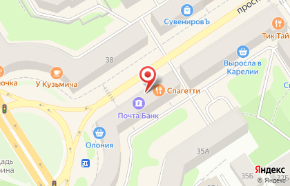 Фирменный салон связи МегаФон на проспекте Ленина на карте