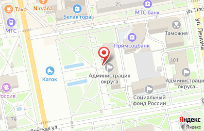 Комиссия по делам несовершеннолетних и защите их прав Уссурийского округа на карте