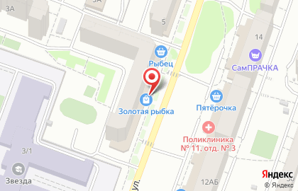 Магазин зоотоваров и аквариумов Золотая рыбка на Технической улице на карте
