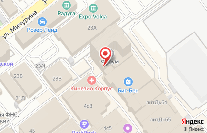 Туристическое агентство Водолей в Октябрьском районе на карте