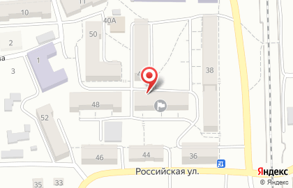 Продовольственный магазин Дашенька на Российской улице на карте