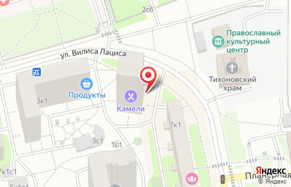 Магазин овощей и фруктов в Москве на карте
