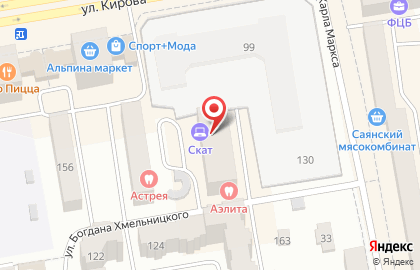 Локон на улице Богдана Хмельницкого на карте
