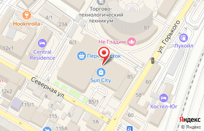 Банкомат Кубань кредит на Северной улице на карте