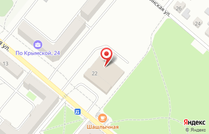 Медицинская компания Инвитро на Крымской улице на карте