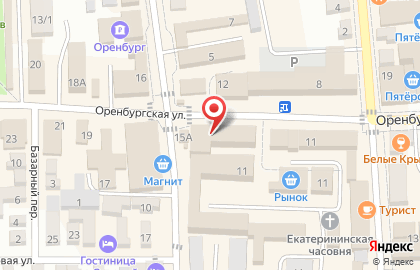Аптека Волга на Оренбургской улице на карте