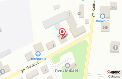 Супермаркет Ярче! на улице Ленина на карте