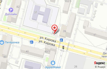 Кулинария ДОБРЫЙ ПЕКАРЬ на улице Кирова на карте