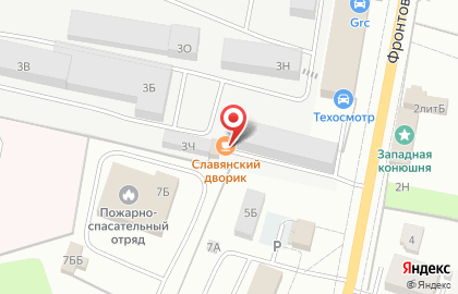Славянский дворик на карте