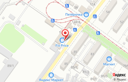 Продуктовый магазин Удача в Прикубанском районе на карте