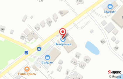 Супермаркет Пятёрочка в Калининском районе на карте