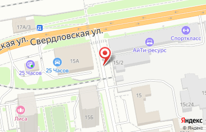 Абак на Свердловской улице на карте