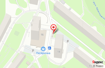 Продуктовый магазин в Перми на карте