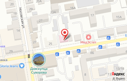 Медицинский центр на Октябрьской улице на карте