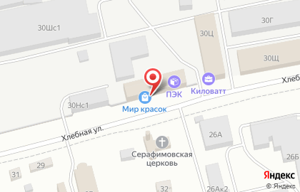 Автомагазин Детали техно на Хлебной улице на карте