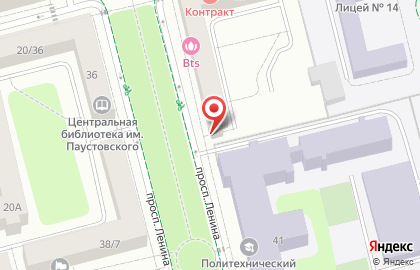 Агентство недвижимости Домовой на проспекте Ленина на карте