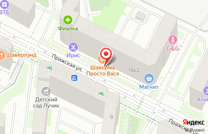 Магазин овощей, фруктов и сухофруктов в Санкт-Петербурге на карте