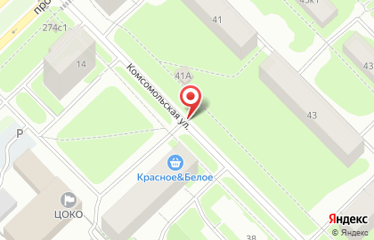 Пять звезд на Комсомольской на карте