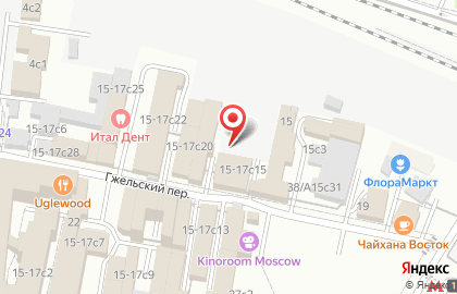 Хостел в Москве на карте