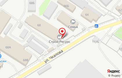 Служба проката автотранспорта АВТОритет на улице Чкалова на карте