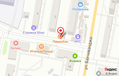 Киоск по продаже фруктов и овощей Фруктовый рай в Октябрьском районе на карте