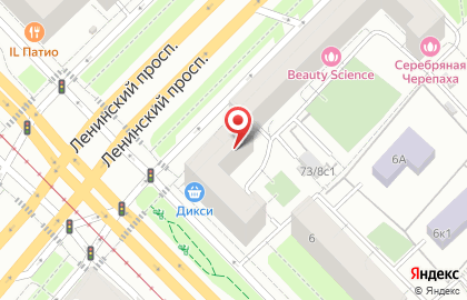 Centre-zvezda на Ломоносовском проспекте на карте
