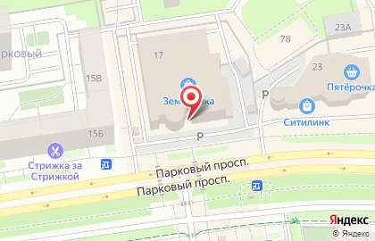 Банкомат ТКБ на Парковом проспекте, 17 на карте