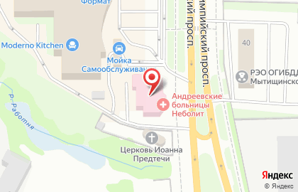Магазин Матрас.ру на Олимпийском проспекте на карте