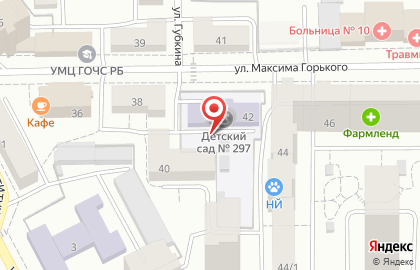 Детский сад №297 в Орджоникидзевском районе на карте