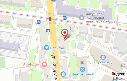 Парикмахерская Дева в Ленинском районе на карте