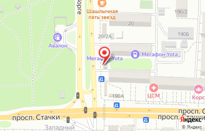 МТС на улице Зорге на карте