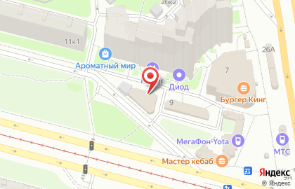 Магазин табачной продукции и напитков на проспекте Испытателей, 7 к2 на карте