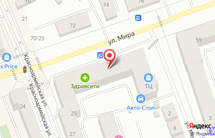 Салон Эгоистка в Ханты-Мансийске на карте
