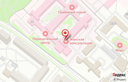 Женская консультация Ангарский городской перинатальный центр в Ангарске на карте