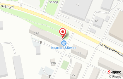 Продуктовый магазин Тулпар на Авторемонтной улице на карте