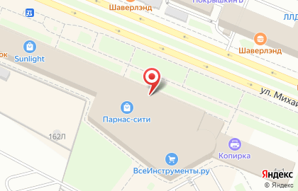 Магазин белорусской косметики БК на улице Михаила Дудина на карте