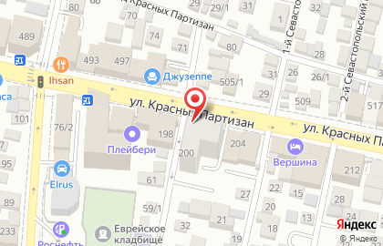 Торговая компания Мосплитка на улице Красных Партизан на карте