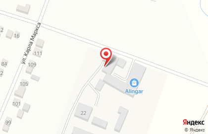 Магазин канцелярских товаров Alingar на Колхозной улице на карте