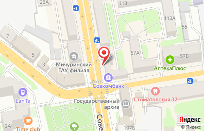Клуб виртуальной реальности Врата на Советской улице на карте