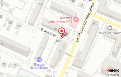 Магазин свежего мяса на улице Машиностроителей на карте