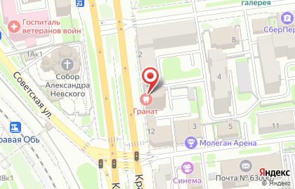 Хостел Старый центр на Красном проспекте на карте
