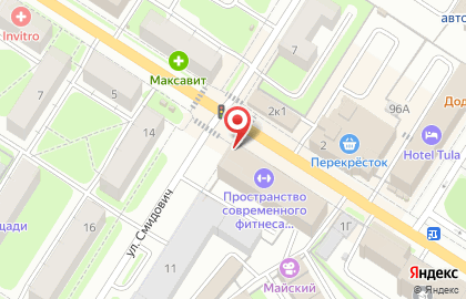 Аптека Алоэ в Туле на карте