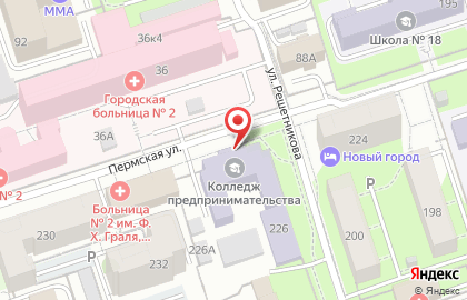 Столовая в Перми на карте