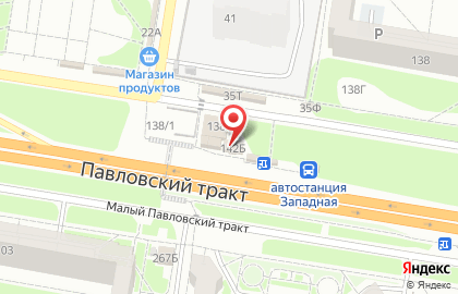 Тортест на Павловском тракте на карте
