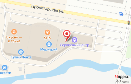 Магазин косметики Подружка на Пролетарской улице на карте
