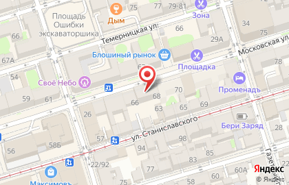 Магазин Ассорти-экспресс на Московской улице на карте