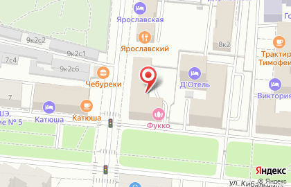 Строительная компания L'brus на Ярославской улице на карте