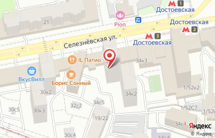 Кафе-кондитерская ZamZam на Селезнёвской улице на карте