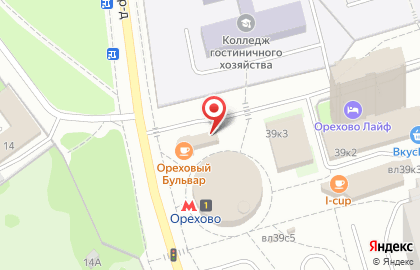 Салон сотовой связи МегаФон в Северном Орехово-Борисово на карте