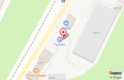 Газойл в Кемерово на карте